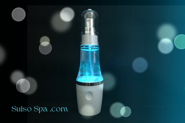 7色のLEDに癒されるリタ水素ミスト